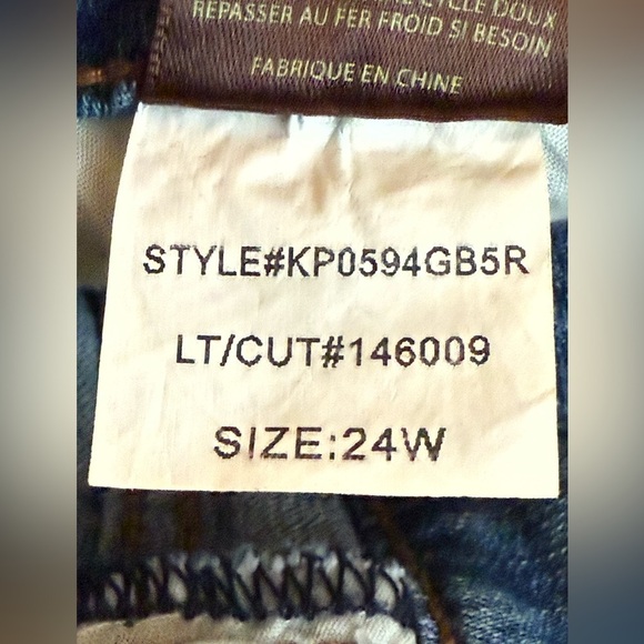 KUT FOR THE KLOTH KATHY ANKLE STRAIGHT LEG STYLE KP0594GB5R SIZE 24W FADED WASH - Picture 12 of 12